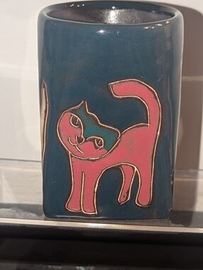Mara Mexico Kitty Cat Stoneware Mug